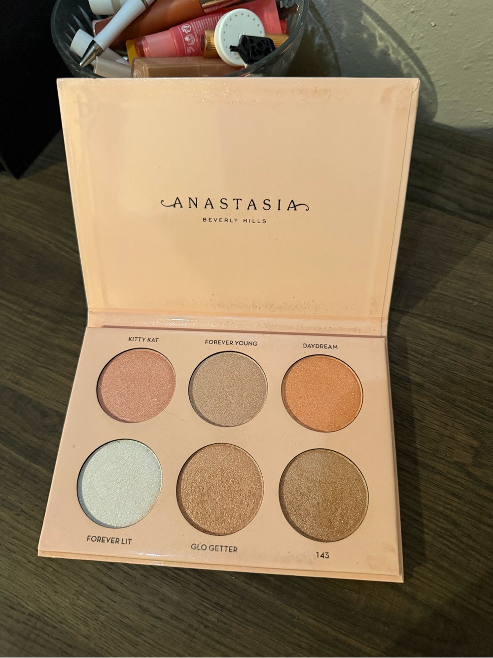 Anastasia Beverly Hills Warm Glow Highlighter Palette - Peach, Champagne, Gold